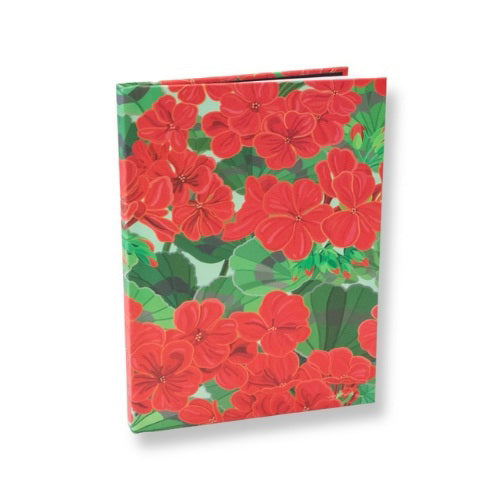 Journal - Hardback Custom Grand Hotel Geraniums on Mint