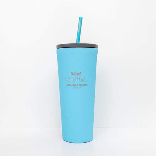 Corkcicle Grand Hotel Santorini Cold Cup with Straw
