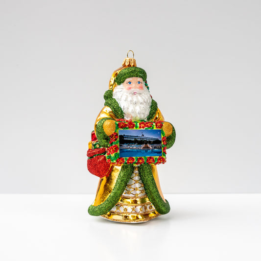 Ornament - Santa with Plaque