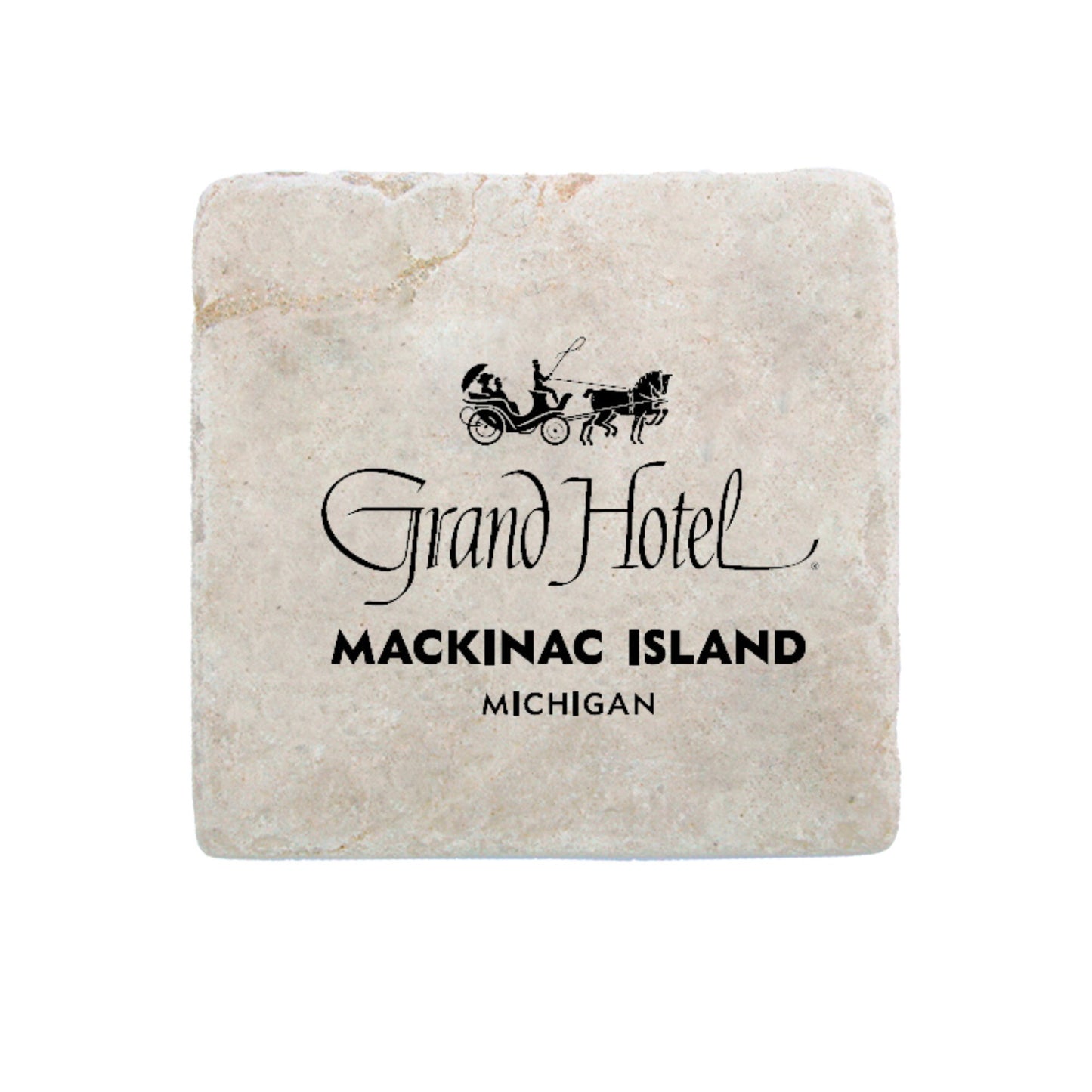 Marble Coaster - Grand Hotel Logo