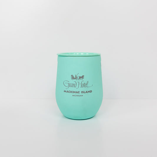 Corkcicle Grand Hotel Teal Stemless Wine Glass