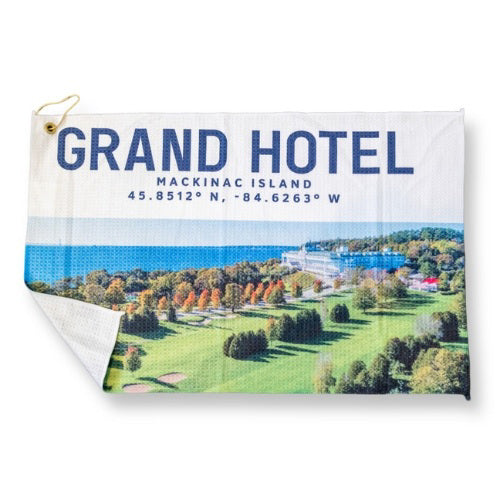 Golf Towel - Custom Grand Hotel All Over Print of the Jewel