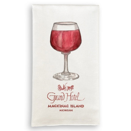 Kitchen Towel - Wine Glass