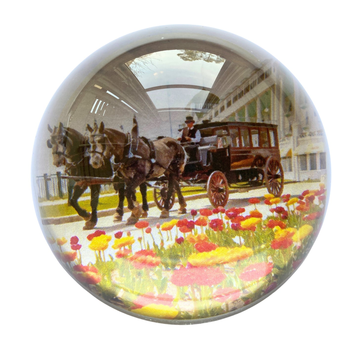 Paperweight - Horse and Carriage